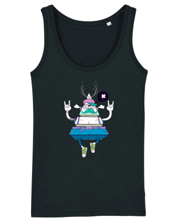 Cartoon Piramidă Hipster Black