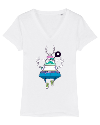 Cartoon Piramidă Hipster White