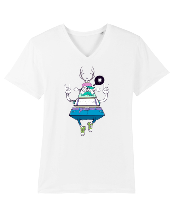 Cartoon Piramidă Hipster White