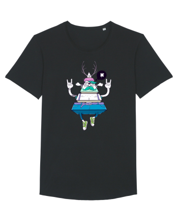 Cartoon Piramidă Hipster Black