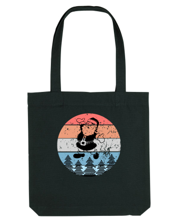 Retro Santa - Mos Craciun Retro Black