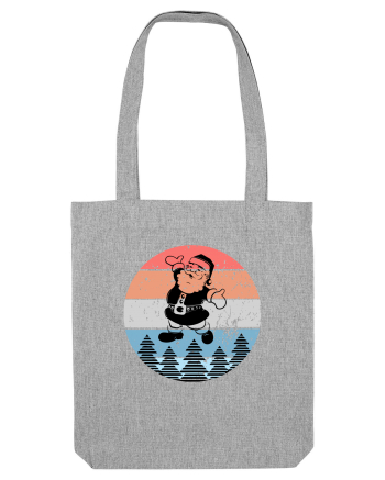 Retro Santa - Mos Craciun Retro Heather Grey