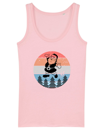 Retro Santa - Mos Craciun Retro Cotton Pink