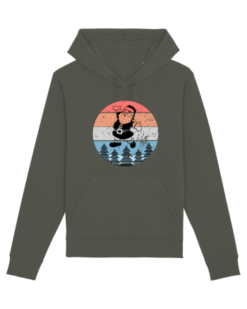 Retro Santa - Mos Craciun Retro Khaki