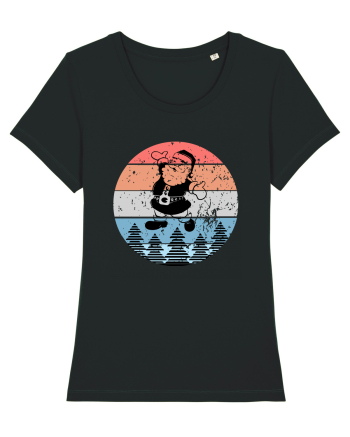 Retro Santa - Mos Craciun Retro Black