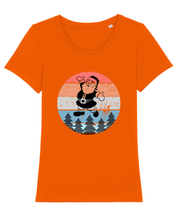 Retro Santa - Mos Craciun Retro Bright Orange
