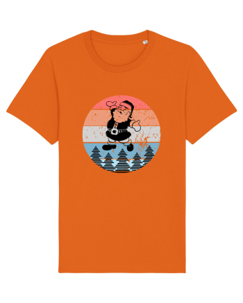 Retro Santa - Mos Craciun Retro Bright Orange