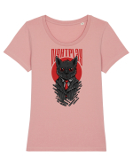 Nightplay Pisică Tricou mânecă scurtă guler larg fitted Damă Expresser