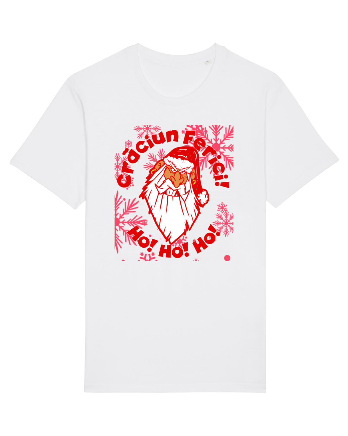 Tricou mânecă scurtă Unisex Rocker White