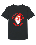 Craciun Fericit HoHoHo Tricou mânecă scurtă guler larg Bărbat Skater