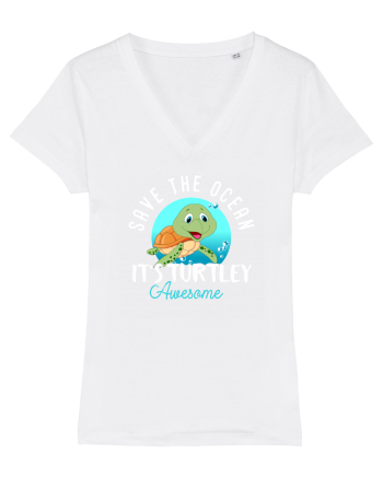 Save the ocean White