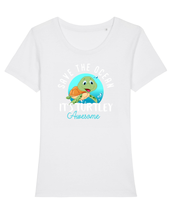 Save the ocean White