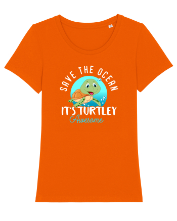 Save the ocean Bright Orange
