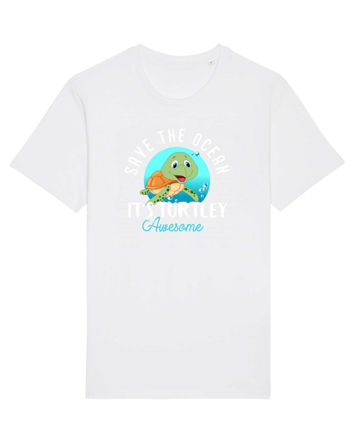 Tricou mânecă scurtă Unisex Rocker White