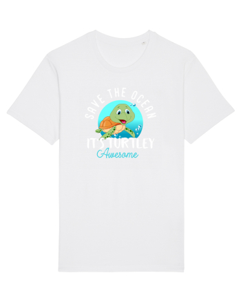 Save the ocean White