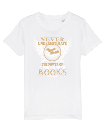 Woman with books White