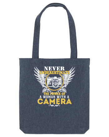 Woman with a camera Midnight Blue
