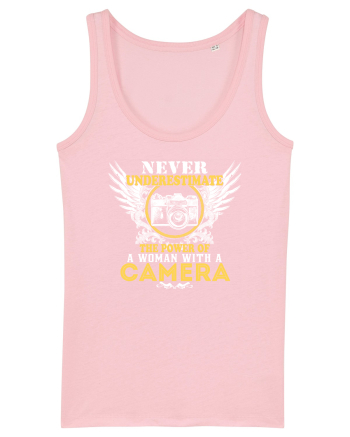 Woman with a camera Cotton Pink