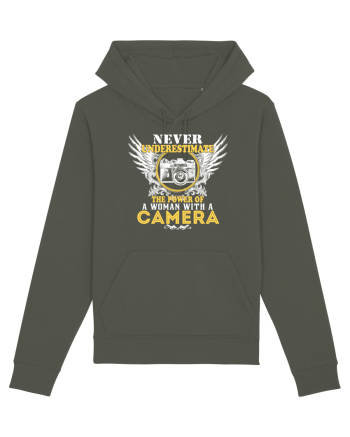 Woman with a camera Khaki