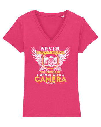 Woman with a camera Raspberry