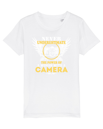 Woman with a camera White