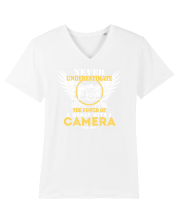 Woman with a camera White