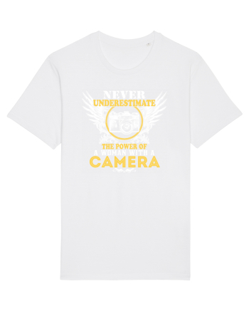 Woman with a camera White