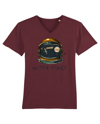 Outer Space Astronaut Burgundy