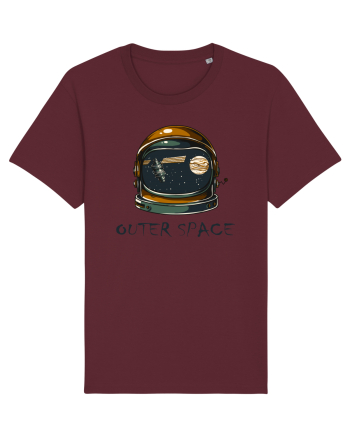 Outer Space Astronaut Burgundy