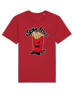 Spooky fries Tricou mânecă scurtă Unisex Rocker