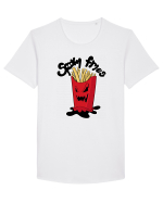 Spooky fries Tricou mânecă scurtă guler larg Bărbat Skater