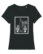 Dionysos Zeul Vinului Tricou mânecă scurtă guler larg fitted Damă Expresser