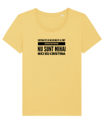 Inspiro #30 Tricou mânecă scurtă guler larg fitted Damă Expresser