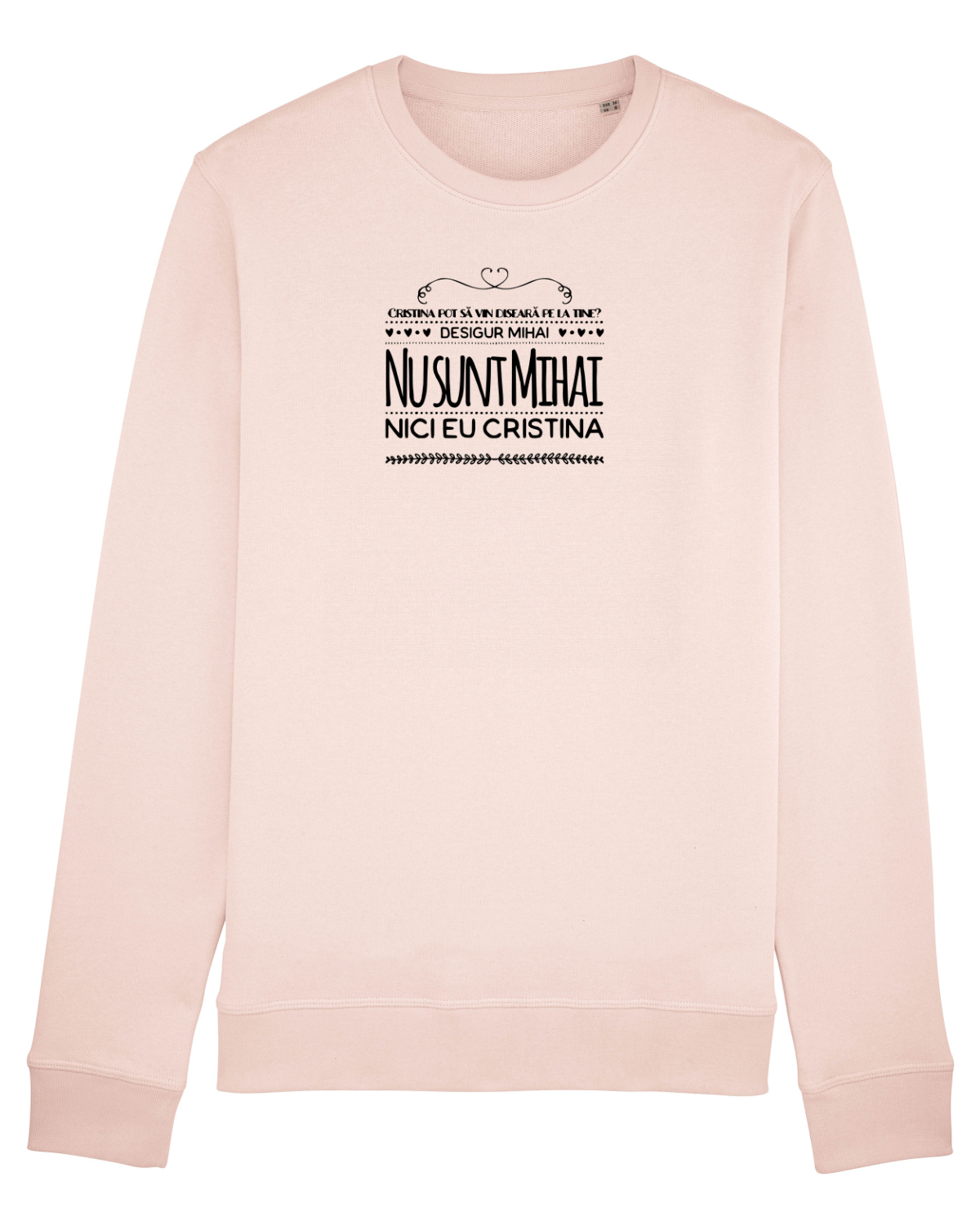 Bluză mânecă lungă Unisex Rise Candy Pink