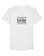 Inspiro #31 Tricou mânecă scurtă guler larg Bărbat Skater