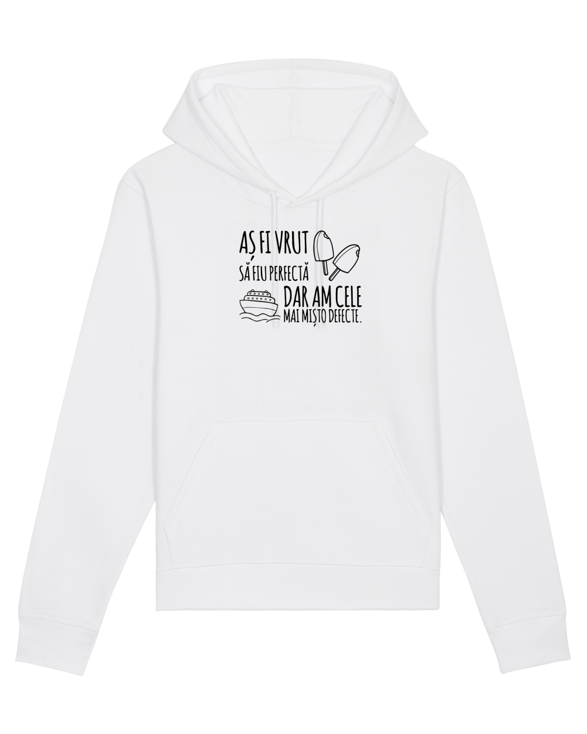 Hanorac Unisex Drummer White