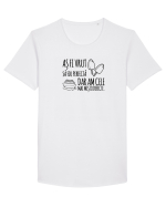 Inspiro #34 Tricou mânecă scurtă guler larg Bărbat Skater