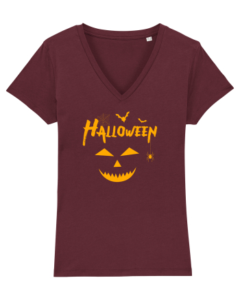 halloween smile Burgundy