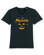 halloween smile Tricou mânecă scurtă guler V Bărbat Presenter