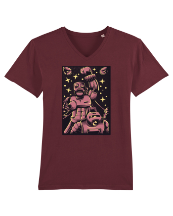 Robot Fight Burgundy