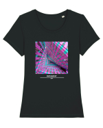 Bucharest 2077 Chapter 2  Tricou mânecă scurtă guler larg fitted Damă Expresser