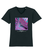 Bucharest 2077 Chapter 2  Tricou mânecă scurtă guler V Bărbat Presenter