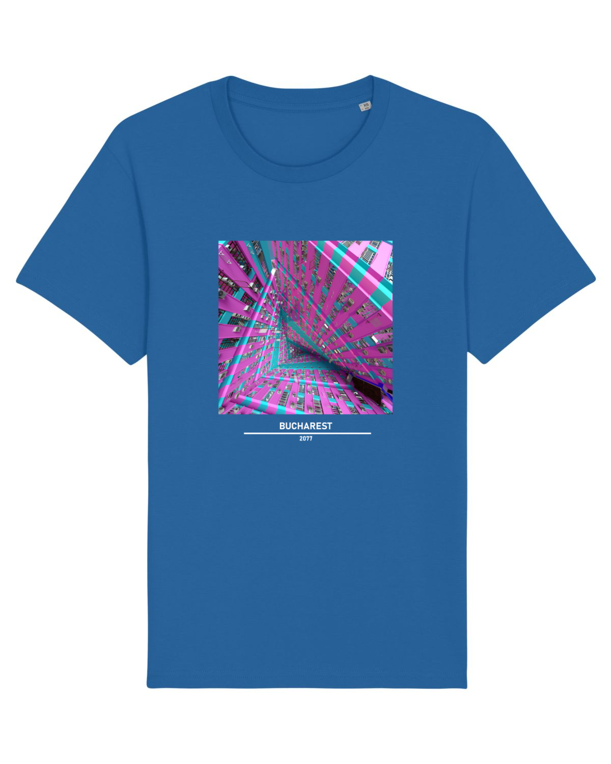 Tricou mânecă scurtă Unisex Rocker Royal Blue