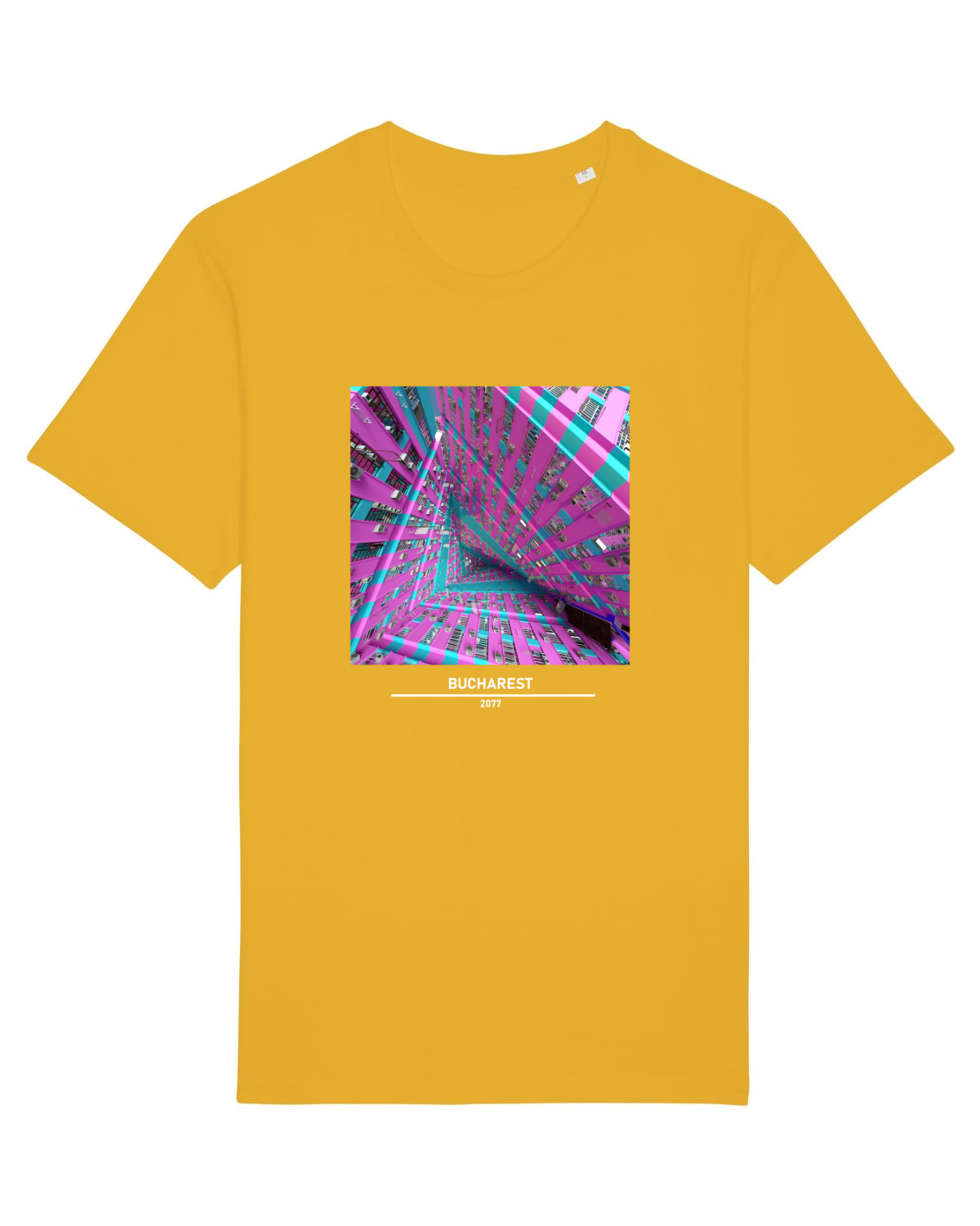 Tricou mânecă scurtă Unisex Rocker Spectra Yellow