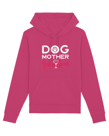 Dog Mother Wine Lover Raspberry