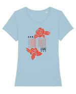 100% Free Tricou mânecă scurtă guler larg fitted Damă Expresser