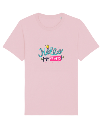 Hello My Friend Cotton Pink