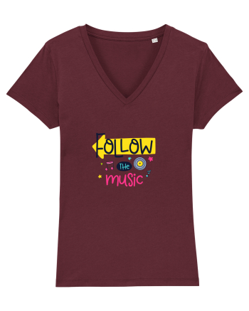 Follow the Music Burgundy