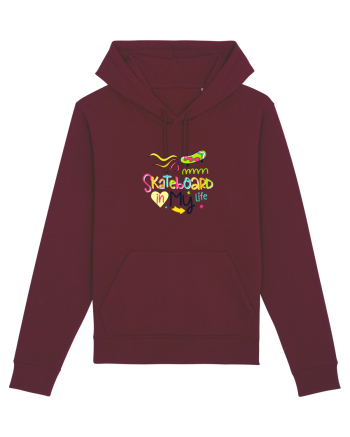 Skateboard in My Life Burgundy