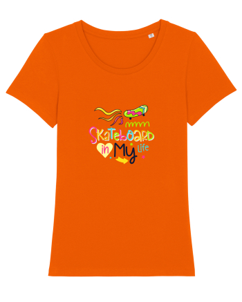 Skateboard in My Life Bright Orange